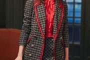 BNWT - Savida Tartan Suit Jacket UK 10