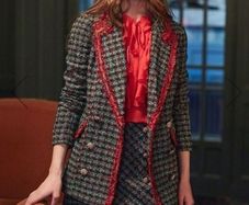BNWT - Savida Tartan Suit Jacket UK 10