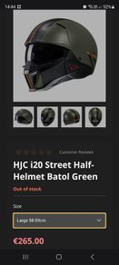 HJC i20 motorcycle helmet