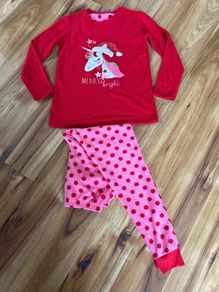 Brand new! Tags removed fleece pyjamas 26" waist or age 10-12