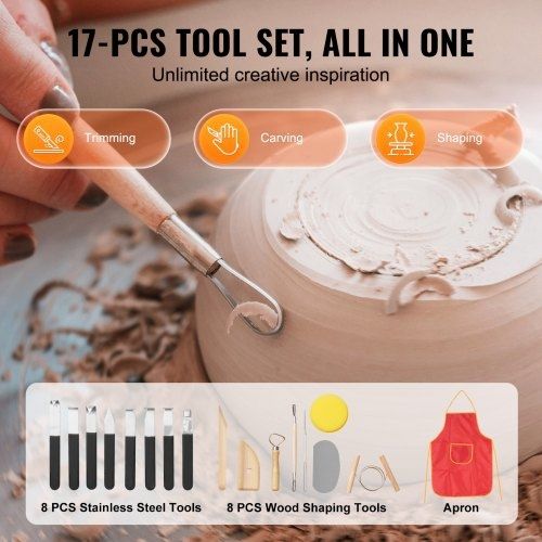 Pottery Wheel 27.9 cm Ceramic Wheel Foot Pedal Touch Screen 450W 3 Legs Blue