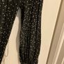 Zara midi black/white dots belted dress size medium Image 6