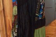 Ladies Boho Black Multicoloured stylish dress XL 16/18 includes Postage