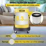 NEW SALE | Wet Dry Vacuum Cleaner, 5.3 Gallon 2 Peak HP, 4-in-1 Portable Shop Vacuum w/ Blow & Spray Function, Remote Control, HEPA & Sponge Filtration, 5 Brush for Household, Car Image 7