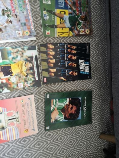 Rare Republic of Ireland Football Programme Bundle 1988 1992 Charlton Era England Poland FAI Cup Final