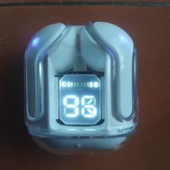 new bluetooth earphones. can be seen charging
