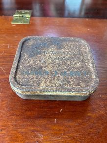 Antique tin box