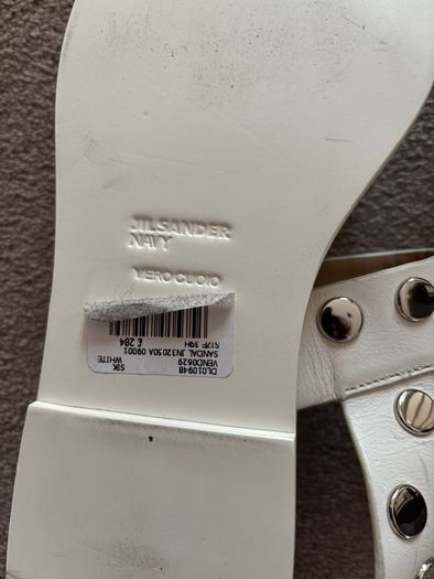 Jil Sander sandals size 39.5