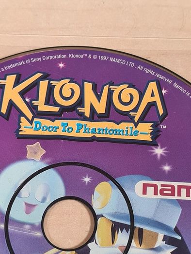 Ps1 Playstation One Klonoa Door To Phantomile Disc Only