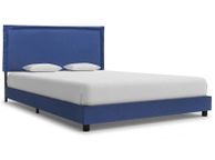 main image for ad Bed Frame Blue Fabric 135x190 cm