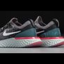 Nike Epic React Flyknit (GS) Gunsmoke/ White-Black - New Image 2