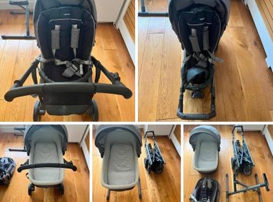 Inglesina Trio Buggy Coat Stroller Car Seat Isofix