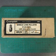 Crompton Cast Iron Pulleys - Box of Ten