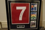 Rare Kenny Dalglish signed and framed Liverpool dhirt