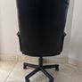 Black Leather office chair Image 4