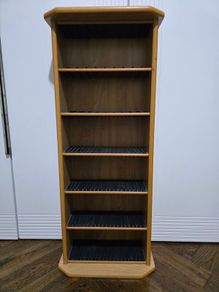 DVD and CD shelf