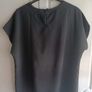 Black Short Sleeve Top with Lace Image 3