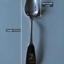 Antique 1838 Sterling Silver Teaspoons -Set of 4 Glasgow /John Finlay Image 9