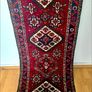 Pretty Persian Hamadan Hand knotted wool runner rug carpet Image 3