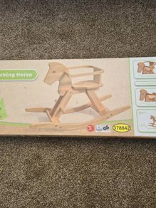 PLAYTIVE WOODEN rocking horse age 1+