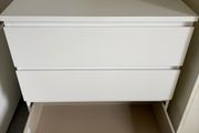 Chest of 3 drawers, white Ikea MALM