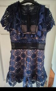 Self-Portrait Louisa Guipure Lace Dress - Size 12 - BNWT