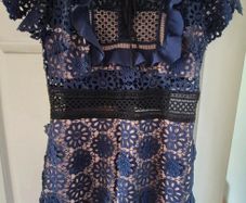 Self-Portrait Louisa Guipure Lace Dress - Size 12 - BNWT
