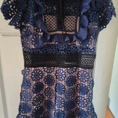 Self-Portrait Louisa Guipure Lace Dress - Size 12 - BNWT