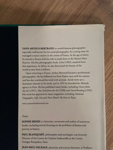 The Earth from the Air Hardback Book