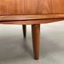Danish Mid-Century Modern Teak Desk with Unique Top Image 6