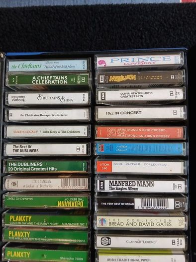 cassettes and player
