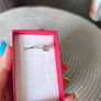Silver ring size M or N Image 3