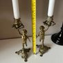 Vintage Solid Brass Candle Holders Image 6