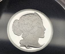 Gibraltar Silver Proof 2023 Pure .999 Silver Sovereign in Original Holder with COA