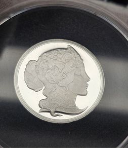 Gibraltar Silver Proof 2023 Pure .999 Silver Sovereign in Original Holder with COA