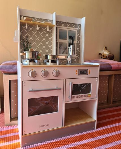 KidKraft Let's Cook Wooden Play Kitchen