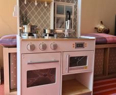 KidKraft Let's Cook Wooden Play Kitchen