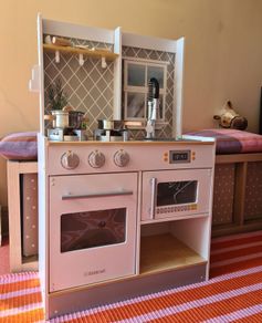 KidKraft Let's Cook Wooden Play Kitchen