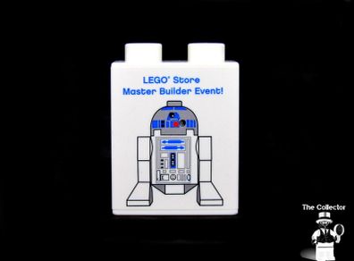 LEGO Store Star Wars R2D2 2009 Master Builder Event Duplo Brick NEW R2-D2 LEGO Store STAR WARS R2D2 2009 Master Builder Event Duplo Brick