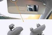 2Pcs Car Sun Visor Clip Gray Interior Hanger Hook Clip Bracket for Audi A1 A3 S3 A4 S4 Allroad A5 S5 Q3 Q5 8U0857562A