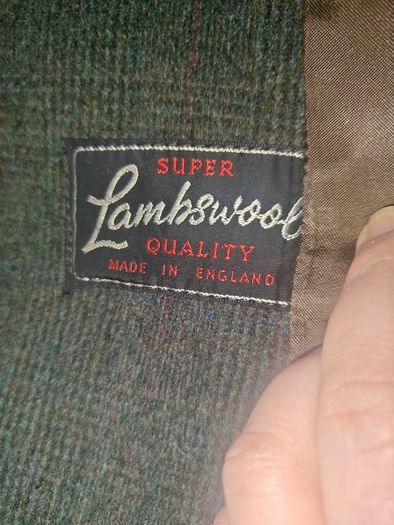 Vintage Burton Tailored Men's Lambswool Overcoat Made in England Brown