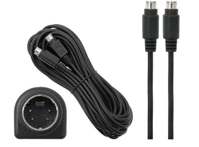 New 15m Long S-Video SVideo SVHS 4 pin Male to Male Cable Lead Cord TV #1007