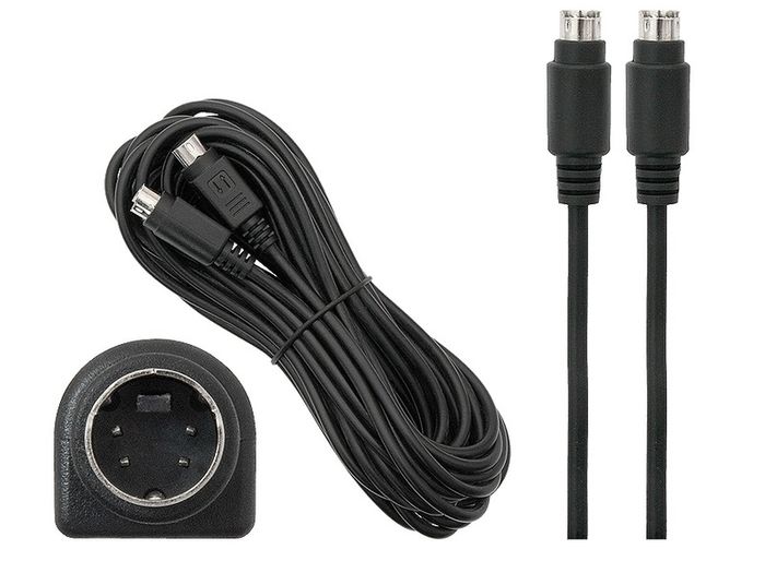 New 15m Long S-Video SVideo SVHS 4 pin Male to Male Cable Lead Cord TV #1007