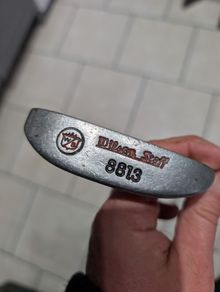 Vintage 1974 Wilson 8813 red dot putter