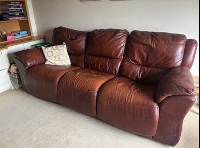 Leather sofa - 3