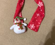 christmas baby scarf