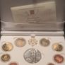 2007 Vatican Proof Euro coin set with Silver medal Image 2