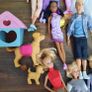 Barbie dolls with babies and dogs Image 8