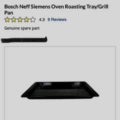 Grill /Roasting tray Neff/Bosch/Siemens