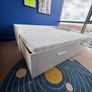 IKEA Brimnes single to double pull out bed with two mattresses Image 3